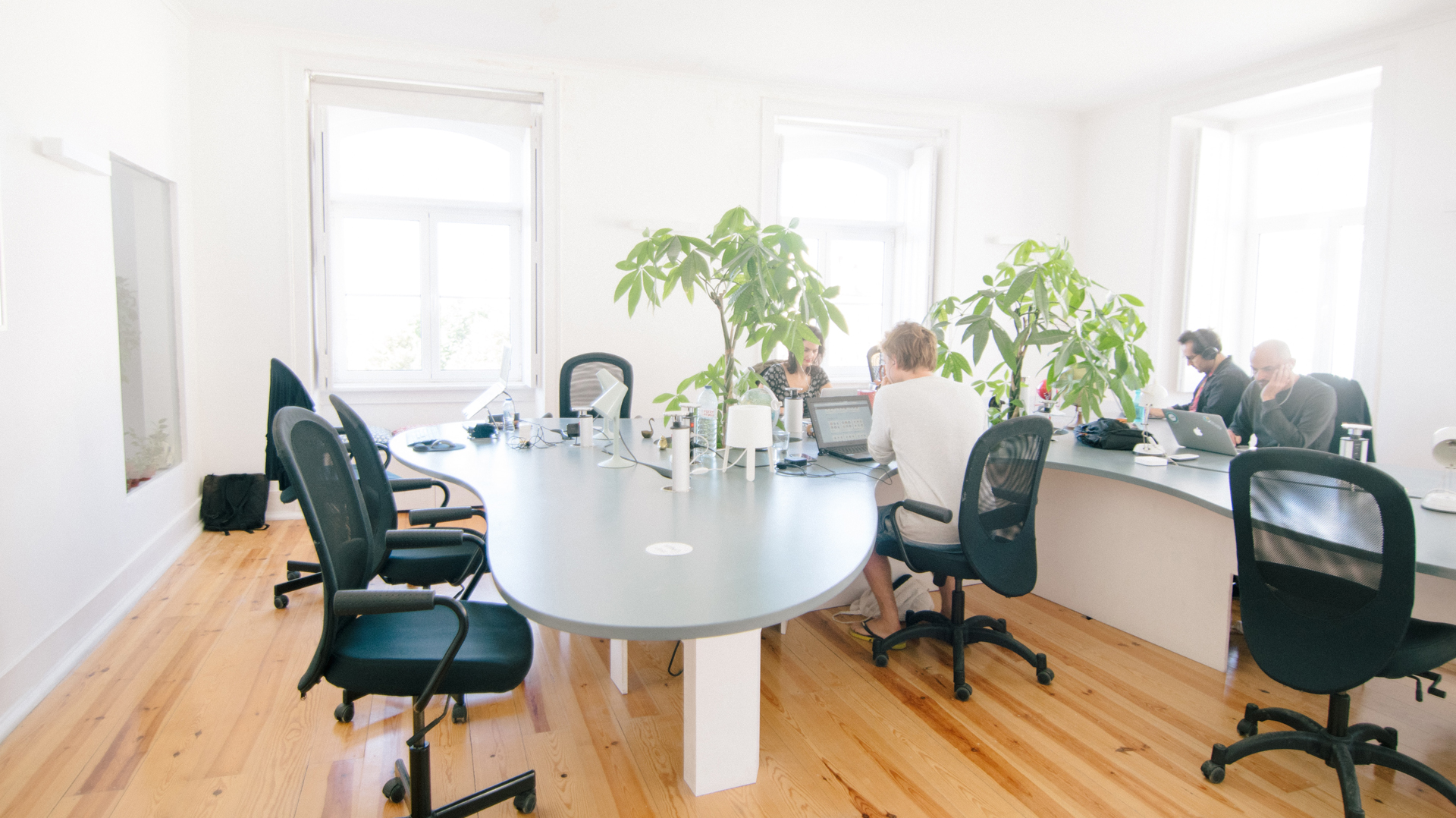 The Valnora team working together on a client project